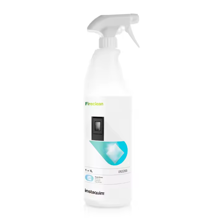 Clinn - Fireclean | Limpiacristales de Estufas, Chimeneas y Hornos | Potente Desincrustante 1L - 1