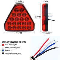 Luz De Freno Tríngula Flash F1 Para Coche Luz De Seguridad Estilo Triángulo Luz De Advertencia Trasera Universal 12V - details 5