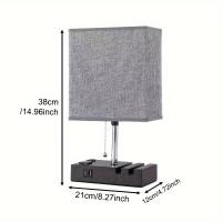 Lámpara de mesita de noche de 1 pieza con 3 temperaturas de color, lámpara de mesa de noche, lámpara de escritorio - details 3
