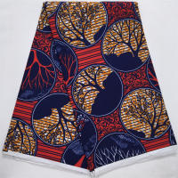 Tela De Estilo Nigéria Ghana Poliéster De Alta Calidad 6 Yardas 2025 Real Ankara Wax Lace Para Vestido De Fiesta Para Mujeres - details 3