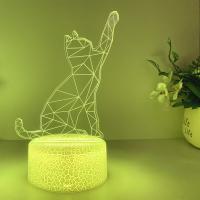 Luz De Noche 3D Del Gato Atrayente Con Interfaz USB Luz Decorativa De Ambiente Regalo De Fiestas Para Amigos Luz De Mesa - details 6
