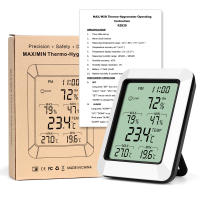 Termómetro Y Higrómetro Digital RZ Medidor De Temperatura Y Humedad Indoor Sensor Wireless Para Casa Sin Exigir Pilas - details 6