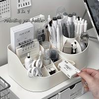 Organizador De Escritorio Multifuncional 2-en-1 Con Portaherramientas Giratorio De 360 Grados Y Gran Capacidad Para Oficina Material Plástico - details 4