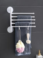 Estante De Almacenamiento Para Baño Con 3 O 6 Capas Rueda Giratoria Multifuncional Para Toallas Material De Poliéster - details 8