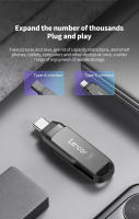 Lexar D400 USB Flash Drive De 32GB 64GB 128GB 256GB Tipo C/A USB 3.1 Para Móvil Memoria Stick Dual Slot Compatible Con Computadora Y Teléfono - details 4