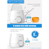 Calentador De Leche Para Bebé Con Estéril De Alimentos Control De Temperatura Precisa 5-Minuto Calentador Rápido Doble Material P.P. Libre De BPA PVC Latex Y Nitrosamina - details 3
