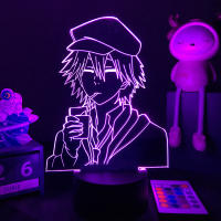 Lámpara LED 3D Anime Bungo Stray Dogs Luz Nocturna Figura Ranpo Para Decoración De Habitación Regalo De Cumpleaños Iluminación Para La Pared - details 2