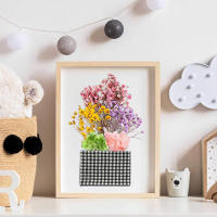 Set De Flores Artificiales Y Velas De Epoxy Preservadas Hydrangea Para Decoración De Hogar 1 Pack Plantas Artificiales Y Flores Reales Secas Materiales De Poliéster Para Aniversarios Bodas Y Fiesta De Hogar - details 6