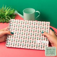 YOSIQUESE Libreta A-5 | Modelo: 'Cactus' | Productos y regalos solidarios hechos por personas con discapacidad - details 0