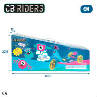 CB Riders - Patinete infantil 3 ruedas monstruos con base antideslizante - details 6