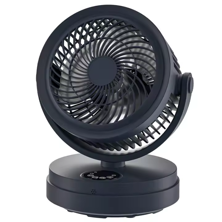 Ventilador de circulación de aire silencioso, potente ventilador de mesa con turbina oscilante automática, 3 velocidades, temporizador de 12 horas, control remoto, extraíble y lavable, apto para dormitorios, salones y oficinas - 1