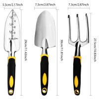 Juego De Herramientas De Jardín 4 Piezas Con Pájaro, Cultivador, Rascador De Mano Y Trowel De Transplante Guantes Para Rascar Y Suavizar La Tierra - details 2