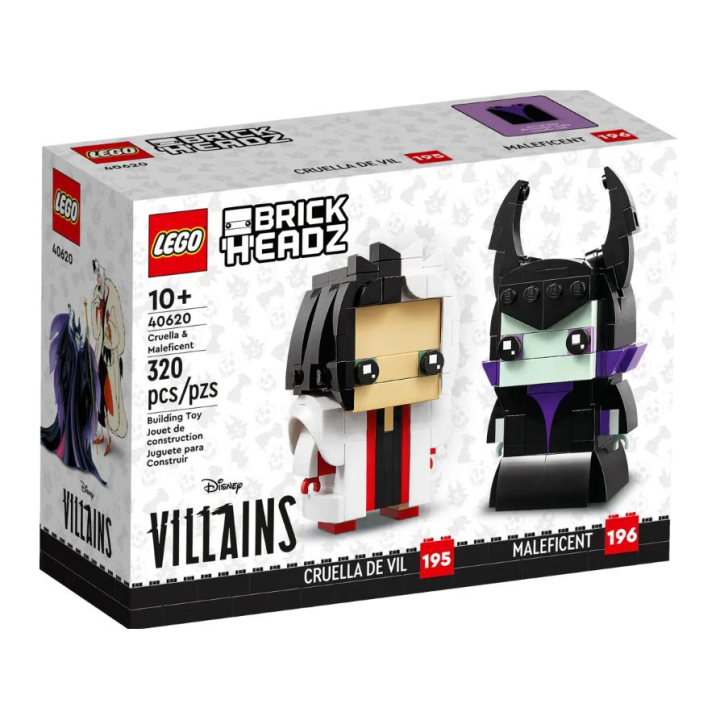 CRUELLA Y MALEFICA - LEGO BRICKHEADZ 40620