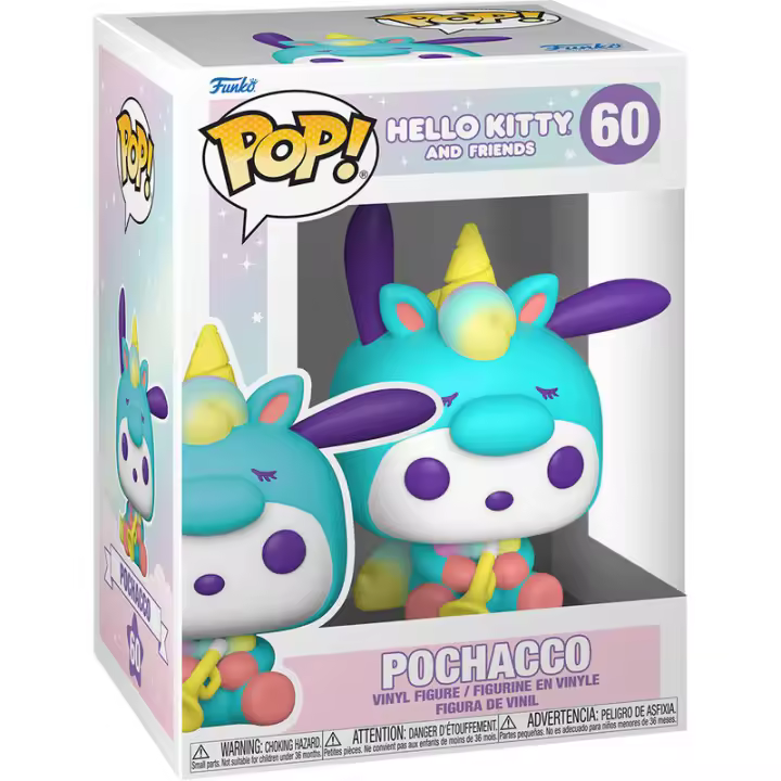 Figura Pop Sanrio Hello Kitty Pochacco-Figura de Vinilo Coleccionable - Idea de Regalo- Mercancia Oficial - Juguetes para Niños y Adultos - Movies Fans - Muñeco para Coleccionistas y Exposición - 1