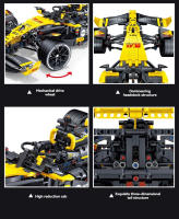 Kit De Construcción De Fórmula 1 Renault Para Juego Técnico De Bloques Super Rápidos Regalo De Navidad Y Cumpleaños Para Adolescentes Y Adultos - details 6