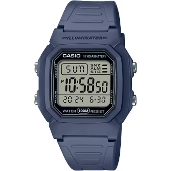 Casio Reloj W-800h-2aves Azul Hombre - 1