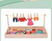 Juego Educativo De Montessori De Trajes Para Niños Puzzle De Despido De Madera Juego De Pensamiento Y Alineación Regalo Para Niños De 3-12 Años - details 3