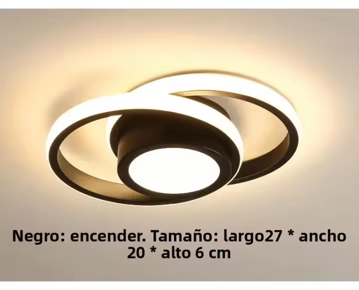 Lámpara De Techo LED De Acrylic Moderna Para Hogar Y Hotel Iluminación Para Sala De Estar Personalizable Regalo Único Instalación Sencilla - 1