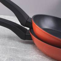 BERGNER Set de 2 sartenes Ø20Ø24cm en aluminio forjado rojo aptas para todo tipo de cocinas - details 8