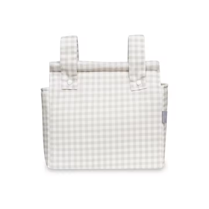 Bolso Talega Vichy para Carrito de Bebé, Color Rosa, Don Algodón - 1