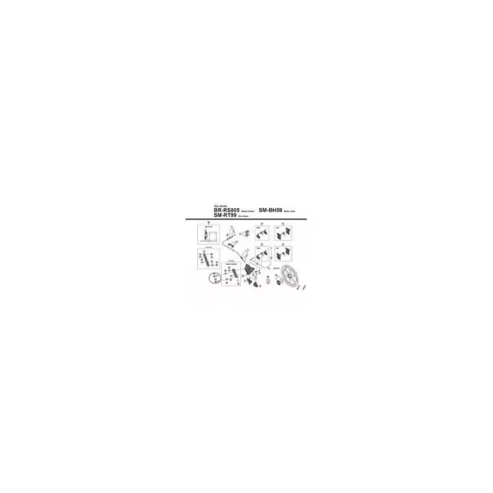 SHIMANO Tornillo Fijacion Pinza Flat Mount 20mm - 1
