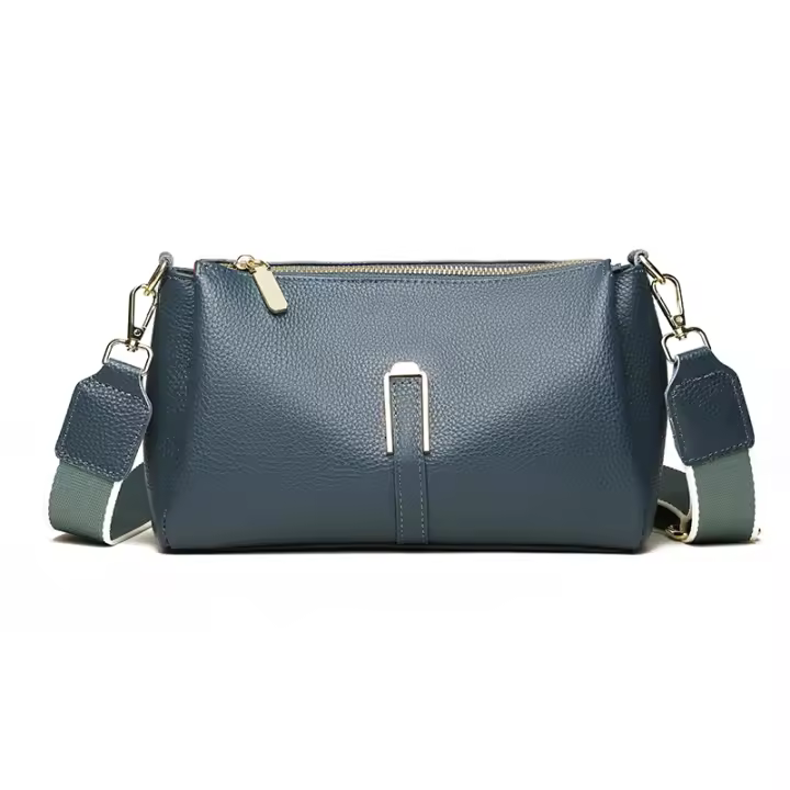 Bolso De Hombro Para Mujer 100% Cuero Genuino Moda Bolso Mensajero De Lujo 2024 Bolso Cruzado De Cuero De Vaca - 1