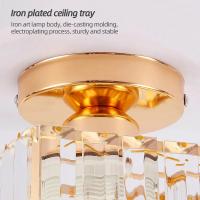 Lámpara De Techo Moderna Con Abrazo De Cristal Para Decoración De Habitaciones Y Salones LED Iluminación Suave Y Eficaz Para Dormitorio Estudio Y Foyer - details 6