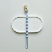 Cadena De Chupete Para Bebé Con Clip De Seguridad Integrado Juguete De Mordedor De Silicona Regalo Para Bebé Accesorio De Lactancia - details 12