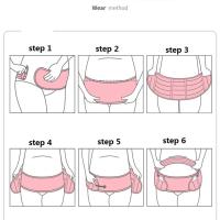 Cinturón De Apoyo Para El Estómago De Mujer Embarazada Ajustable Protección De La Columna Lumbar Y Abdomen Material De Algodón Para El Cuidado Materno - details 5