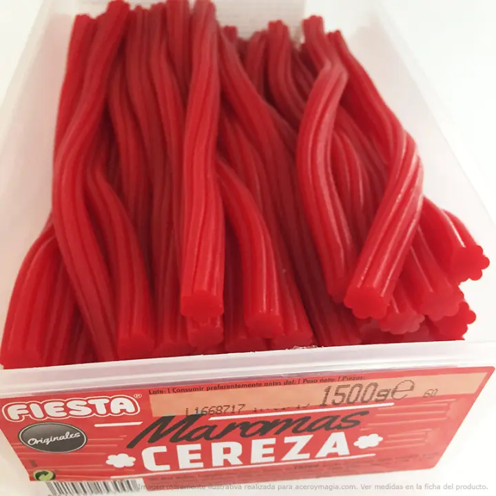 Fiesta Maromas Regaliz Cereza 60 Unds - Dulces de Regaliz - 1