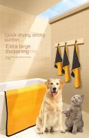 Toalla Para Mascotas Rápida Y Seca Fibra Suave Sin Pelusa Absorbente Para Perros Y Gatos Uso En Baño Y Limpieza Tienda De Suministros Para Mascotas - details 4