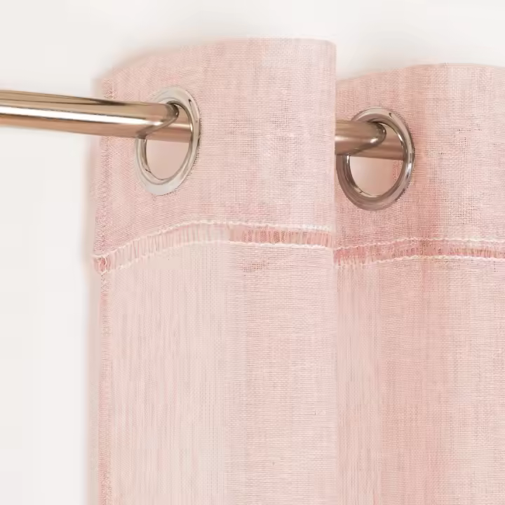 Tramas + Cortinas, Visillo Rústico Translúcido - Cortina Individual -  Varios Colores - 1