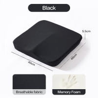 Cojín De Oficina Ergonómico De Espuma De Memoria Antihemorroidal Cojín Para Silla Cojín Para Cola De Caballo Para Coche Y Oficina - details 5