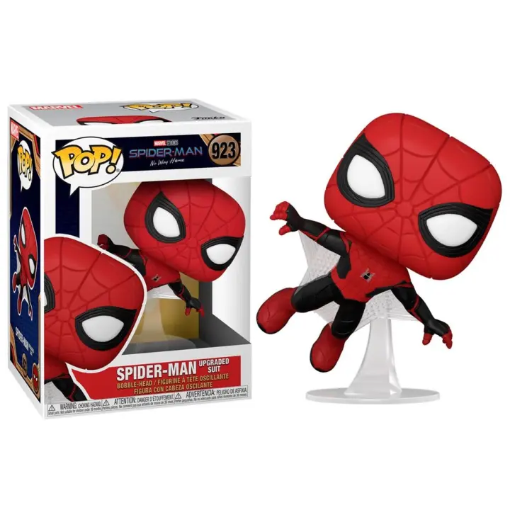 Figura Pop Upgraded Suit Marvel (Spider-Man: No Way Home)-Figura de Vinilo Coleccionable - Idea de Regalo- Mercancia Oficial - Juguetes para Niños y Adultos - Movies Fans - Muñeco para Coleccionistas y Exposición - 1