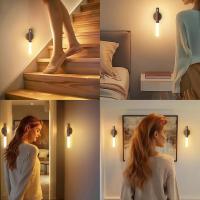 Lámpara De Pared LED Con Sensor De Movimiento Recargable Magnética Para Dormitorio Escalera Mesa Armario Luz De Noche Moderna - details 5