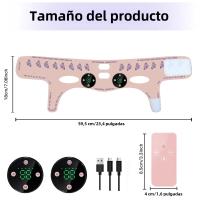 Cinta De Levantamiento Facial EMS Para Relajación Y Adelgazamiento USB Recargable Reducción De Mentón Doble Elevador De Mejillas Dispositivo De Lifting Facial - details 10
