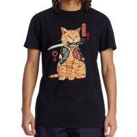 Camiseta Para Hombre 100% Algodón Manga Corta Estampado De Gato Con Cuchillo Estilo Hip Hop Casual Verano Camiseta Maleteo - details 5