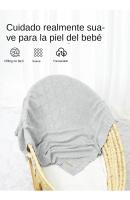 Manta De Algodón Para Bebé Super Suave Recién Nacido Niño Niña Carrito De Compras Cubierta De Dormitorio 90*70cm Juguete Alfombra De Juguetes Para Exteriores - details 2
