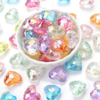 iYOE 20pcs Corazones Grandes Brillantes De Cristal Acrílico Cuentas Sueltas AB Para La Fabricación De Joyas Collar Pendiente Pulsera - details 6