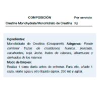 Creatina Monohidrato 100% Creapure 600gr - Quamtrax - details 2