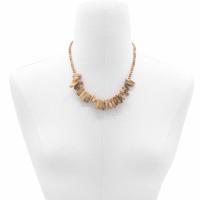Viva Esencia – Collar de Gemas Naturales de Piedra Mapa | Diseño Largo con Fragmentos Irregulares | Estilo Bohemio Artesanal | Energía Natural y Conexión con la Tierra | Ideal para Regalos Especiales - details 0