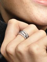 Pandora - Anillo de Línea brillantes y pulidas-Plata de Ley - details 2
