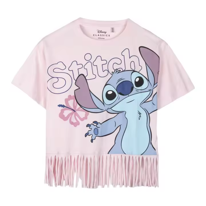 Camiseta Cerdá Corta Single Jersey Stitch Rosa - 1