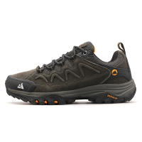 Zapatos De Senderismo Para Hombres HIKEUP De Cuero Suela De Goma Antideslizante Transpirables Malla Superior Tamaño 40-45 Color Negro Verde Caqui Gris - details 43