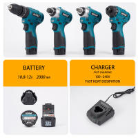 Llave De Impacto Eléctrica Sin Escobillas Hormy 120N.m 3/8 Pulgada Con Imán Mini Herramienta De Torque Inalámbrica Compatible Con Batería Makita 10.8V - details 2