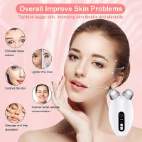Masajeador facial 3D, masajeador facial 3 modos de calor, vibración, herramienta de cuidado de la piel, dispositivo de belleza para mujeres - El mejor regalo，san valentin regalos mujer - details 5