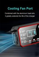 Cargador de batería automático para coche, 12 V, 8 A, inteligente, para baterías de plomo-ácido, AGM, gel húmedo, LiFePO4, para coche y motocicleta - details 4