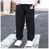 Pantalones De Verano Para Niños Y Niñas Algodón Lino Cintura Elástica Color Sólido Ropa Infantil Tallas 100-160cm - details 4