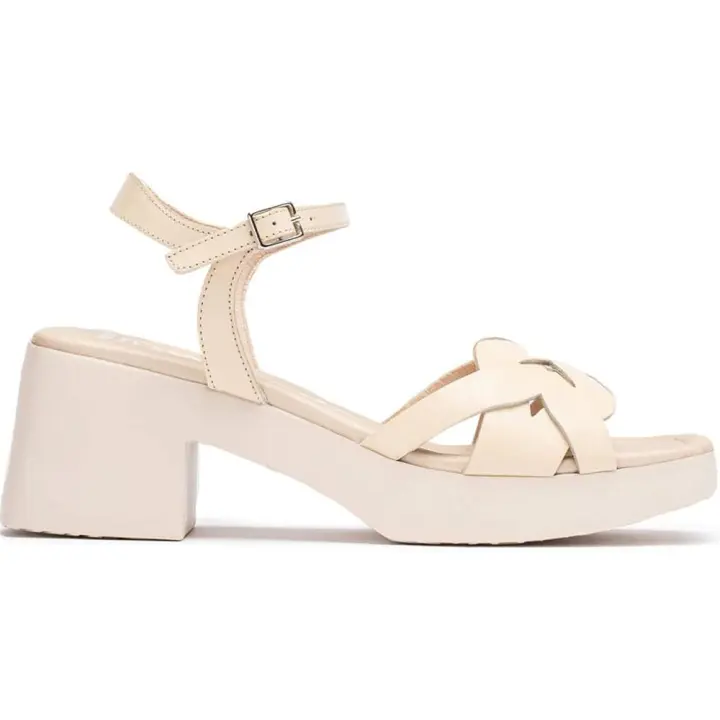 Sandalias Wonders D-1011 Catalina en Color Natural - 1