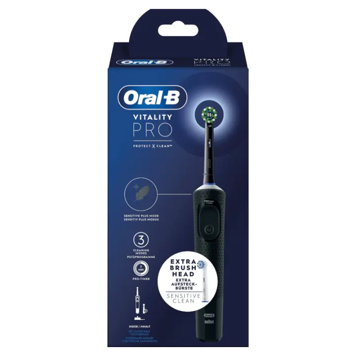 ORAL B CEPILLO ELECTRICO VITALITY PRO NEGRO - 1